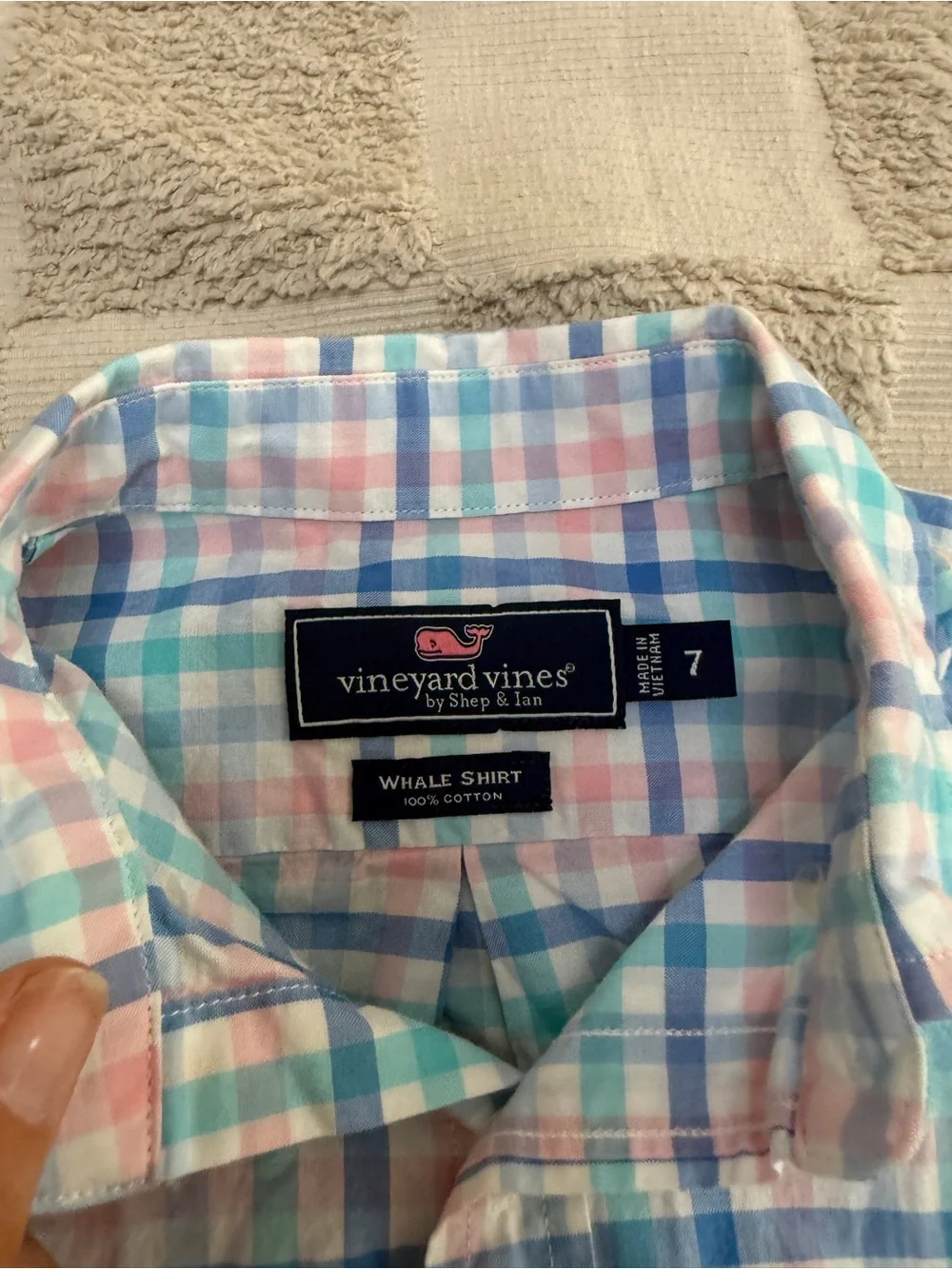 Vineyard Vines Whale Shirt size 7